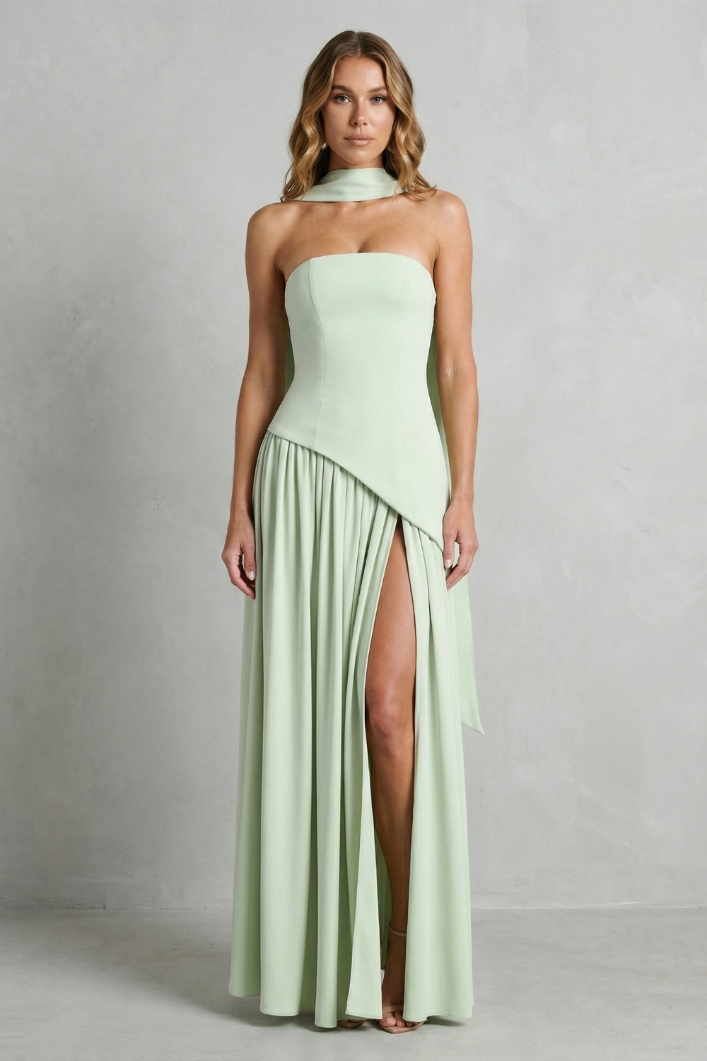 Strapless Formal Gown