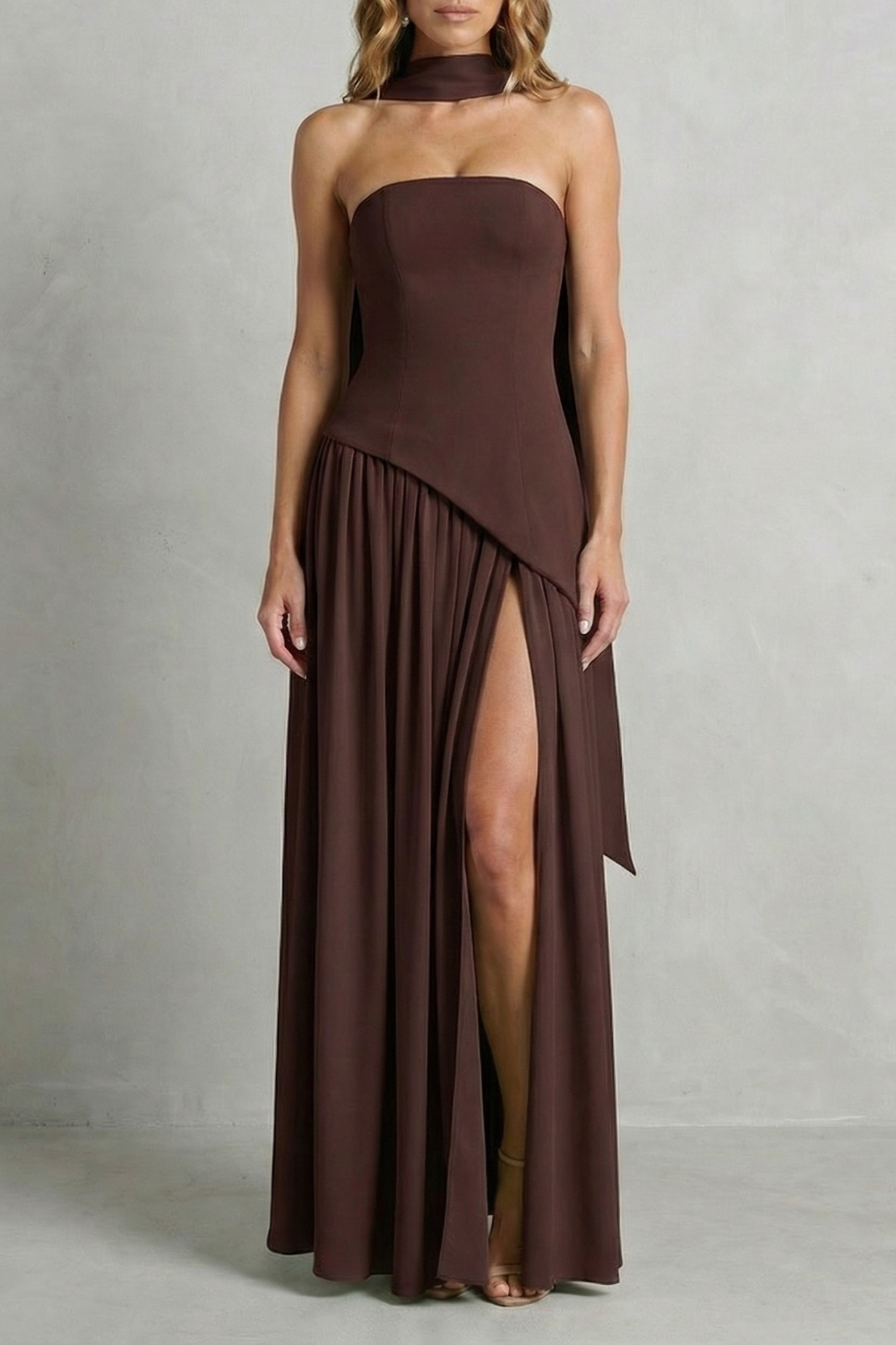 Strapless Formal Gown