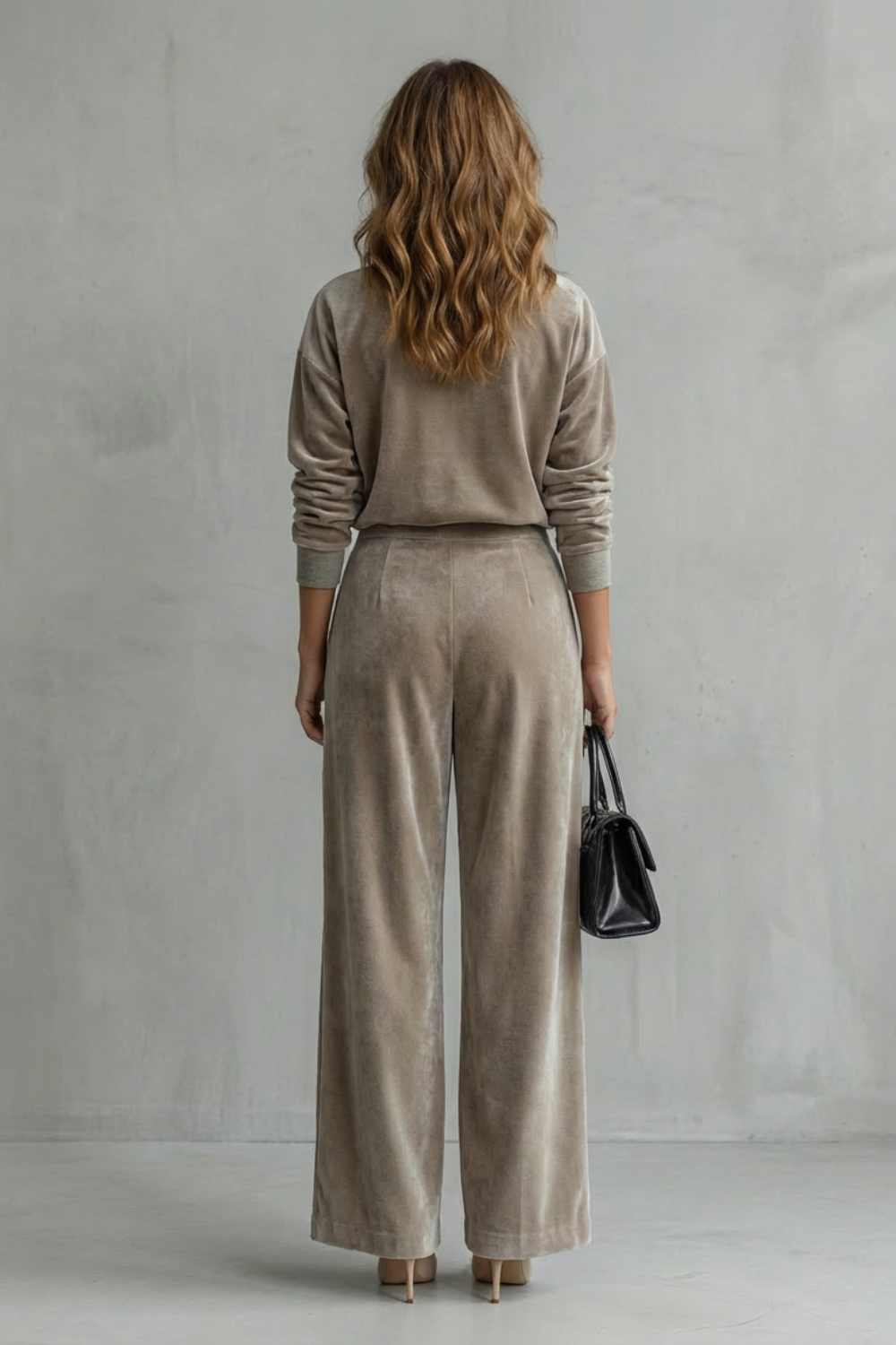 Long Sleeve Wide-Leg Two-Piece Lounge Set