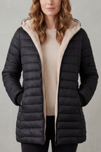 Pockets Hooded Puffer Jacket