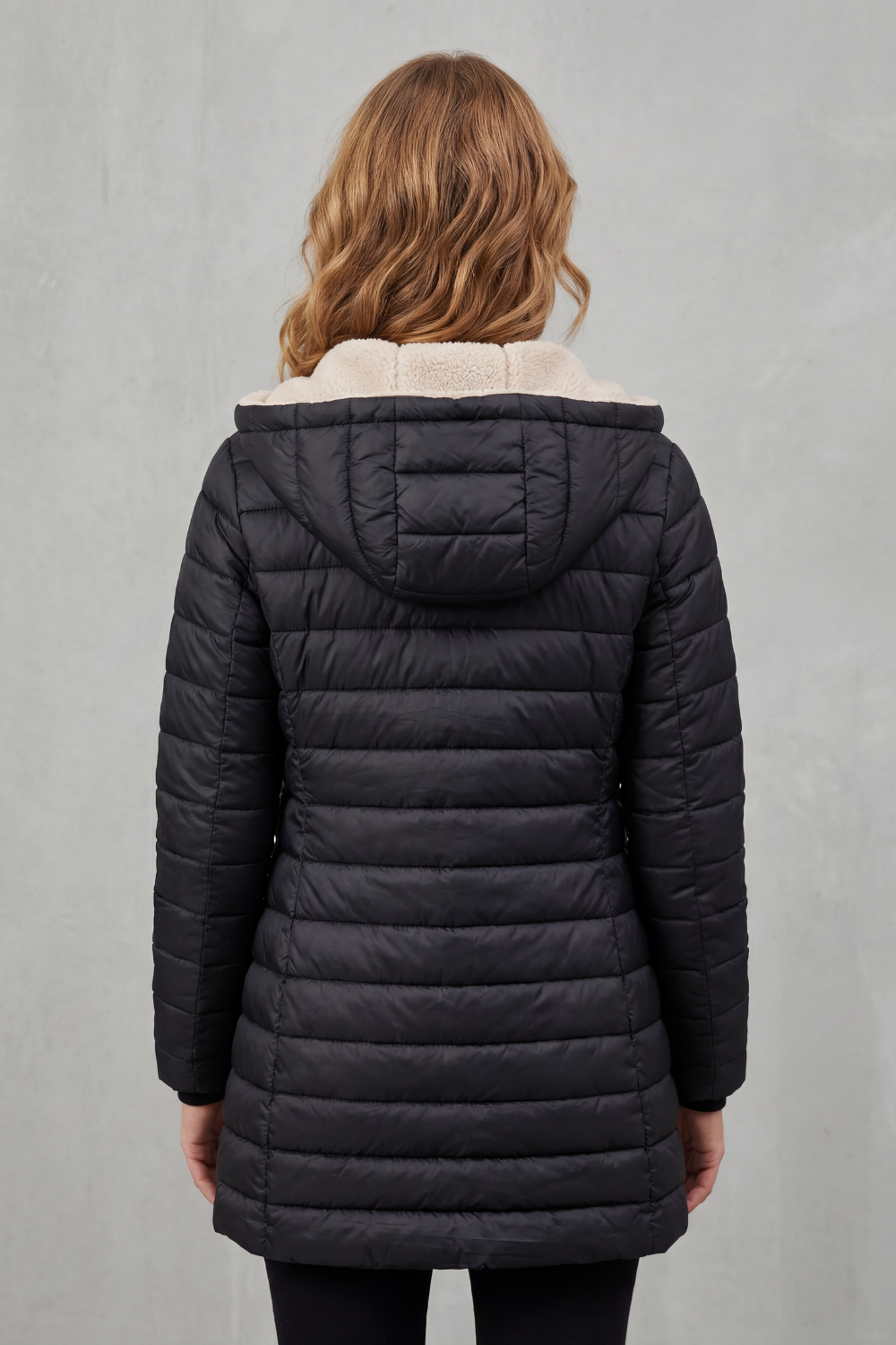 Pockets Hooded Puffer Jacket