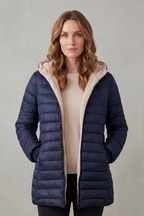 Pockets Hooded Puffer Jacket