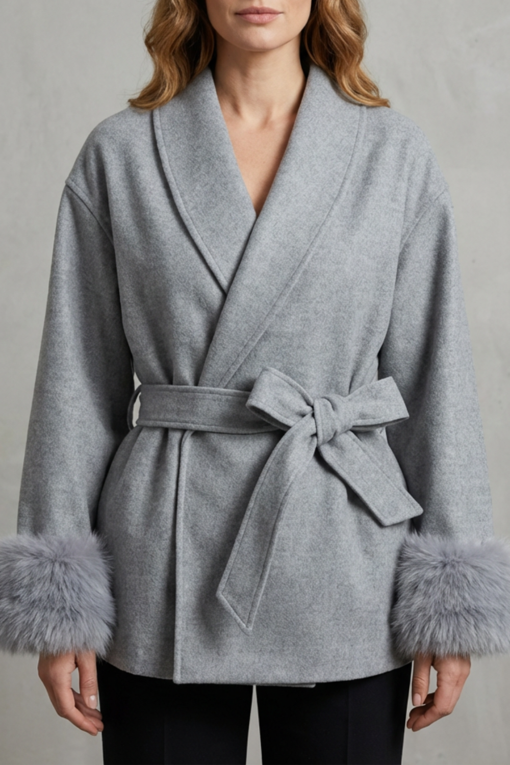 Wrap Woolen Coat