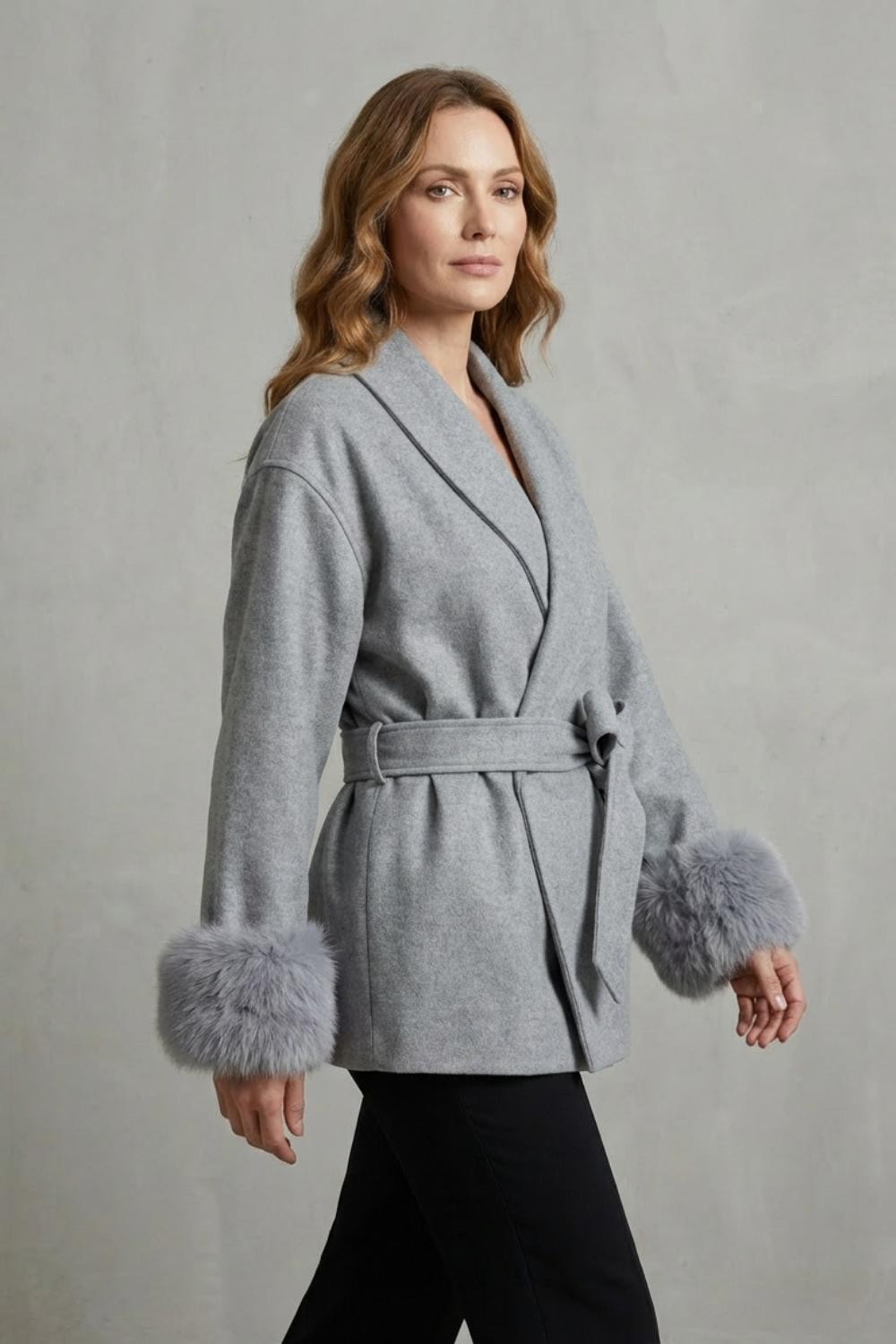 Wrap Woolen Coat