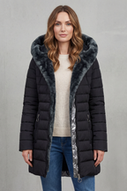 Oversized Zip Winter Parka Coat
