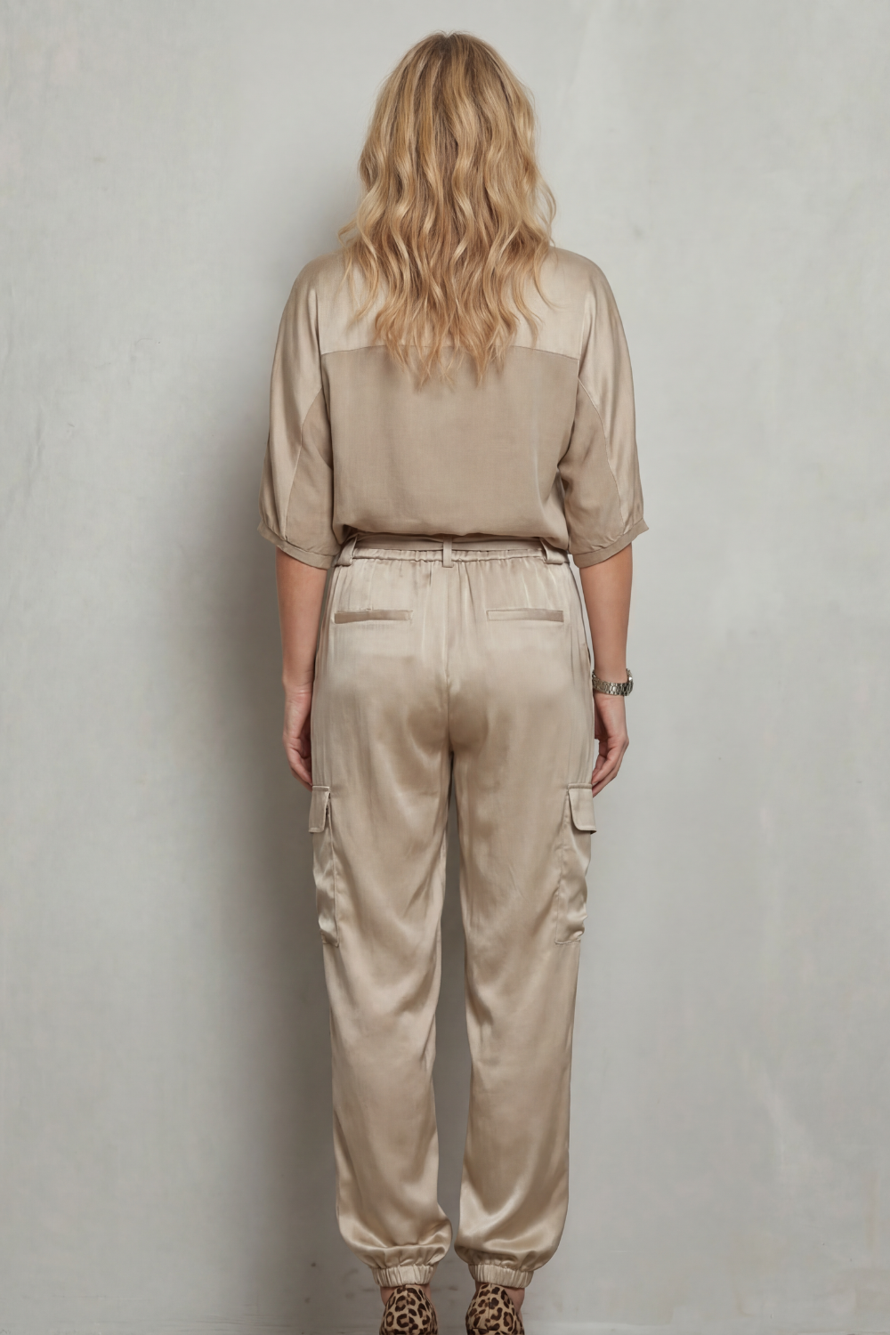 Relaxed Fit Satin Lounge Set
