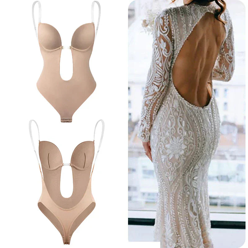 Backless Bodysuit Shapewear Seamless Figure Shaping