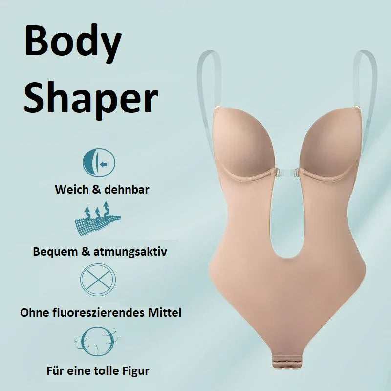 Backless Bodysuit Bra Seamless Invisible Support