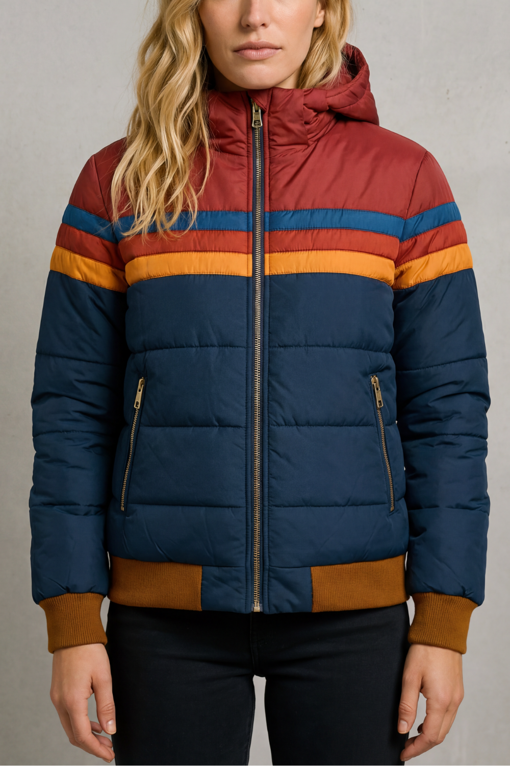 Relaxed Fit Pockets Women’s Rain Jacket