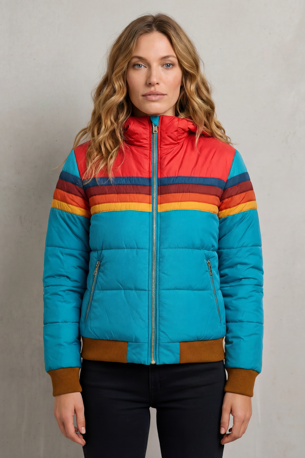 Relaxed Fit Pockets Women’s Rain Jacket