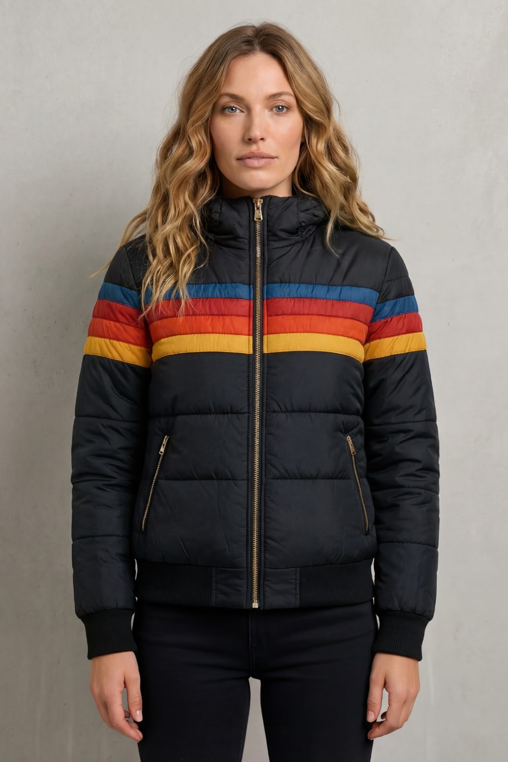 Relaxed Fit Pockets Women’s Rain Jacket
