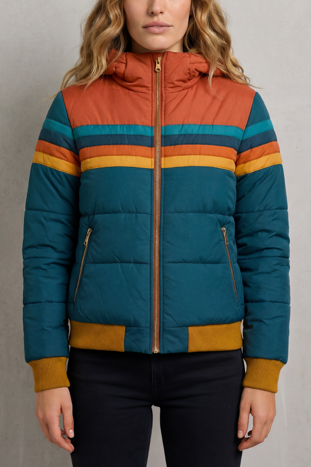 Relaxed Fit Pockets Women’s Rain Jacket