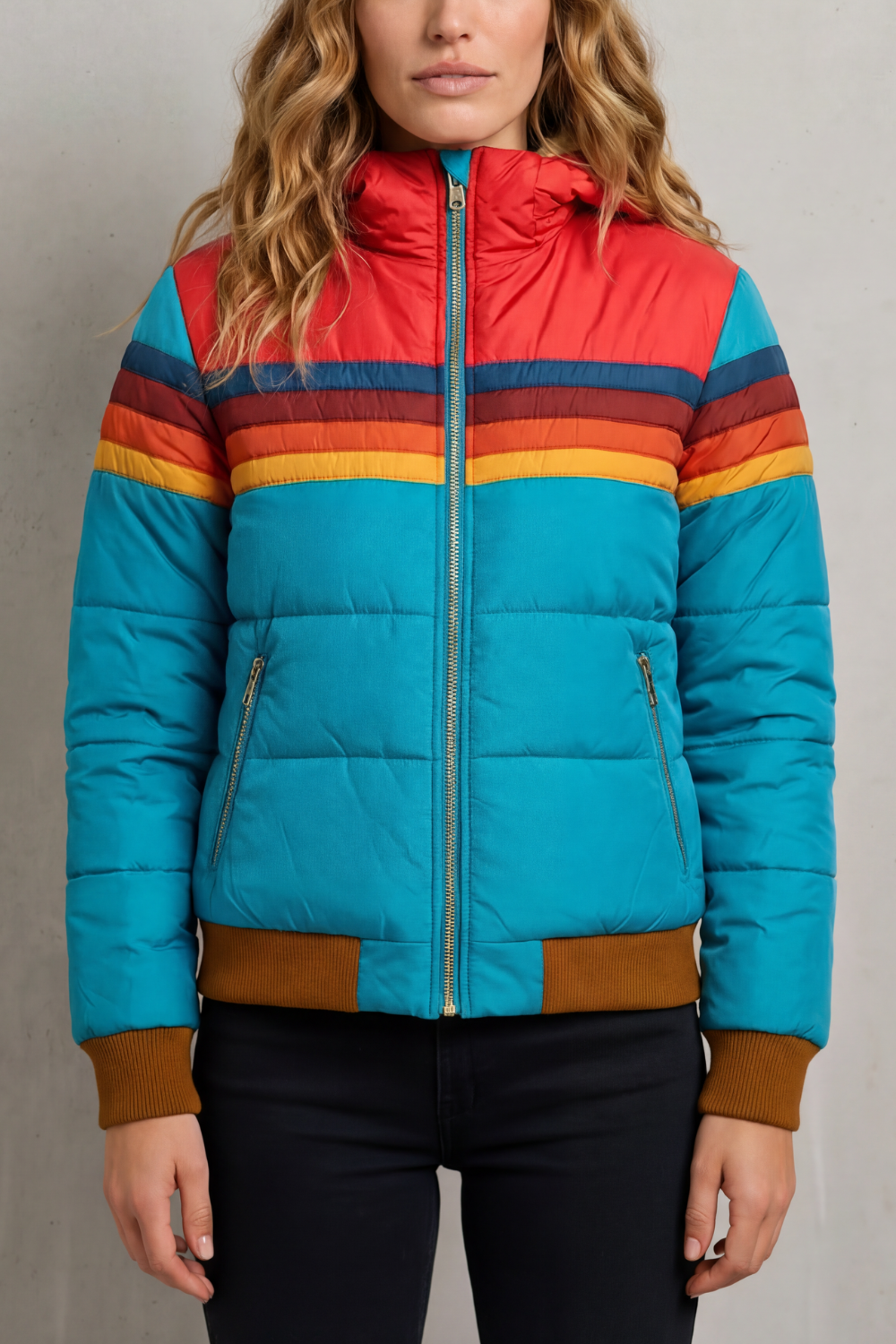 Relaxed Fit Pockets Women’s Rain Jacket
