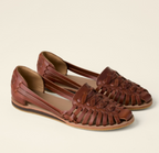 Woven Sandals Flat Slip On Closed Front