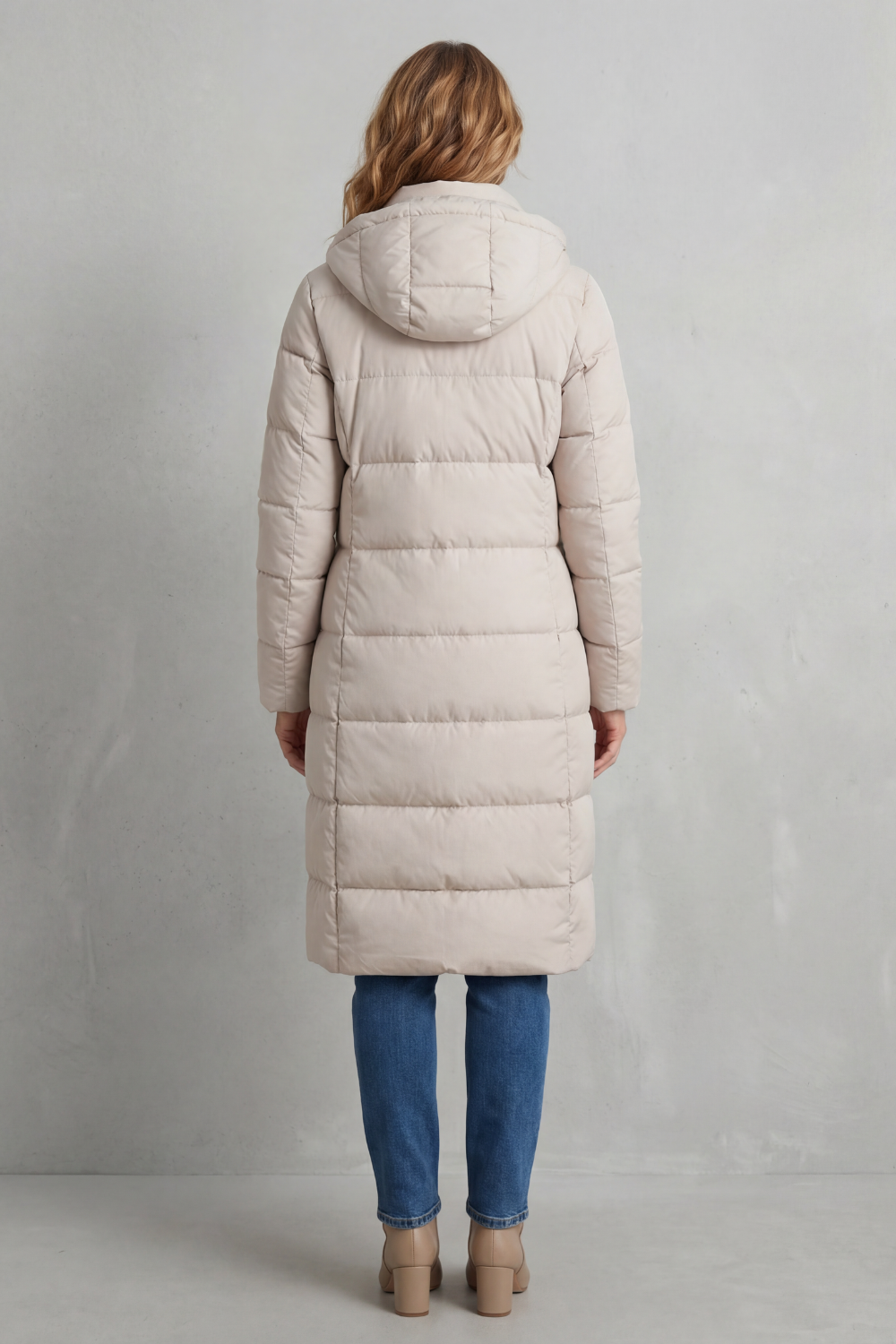 Zip Longline Puffer Jacket
