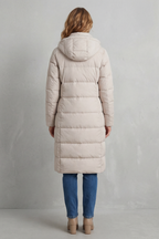 Zip Longline Puffer Jacket