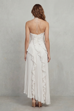 One Shoulder One-Shoulder Midi Dress