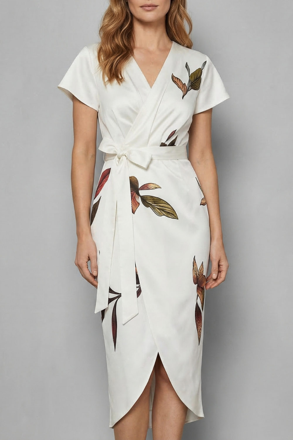 Wrap Midi Dress