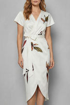 Wrap Midi Dress