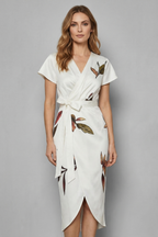 Wrap Midi Dress