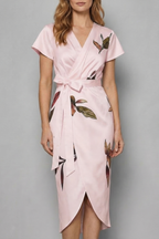 Wrap Midi Dress