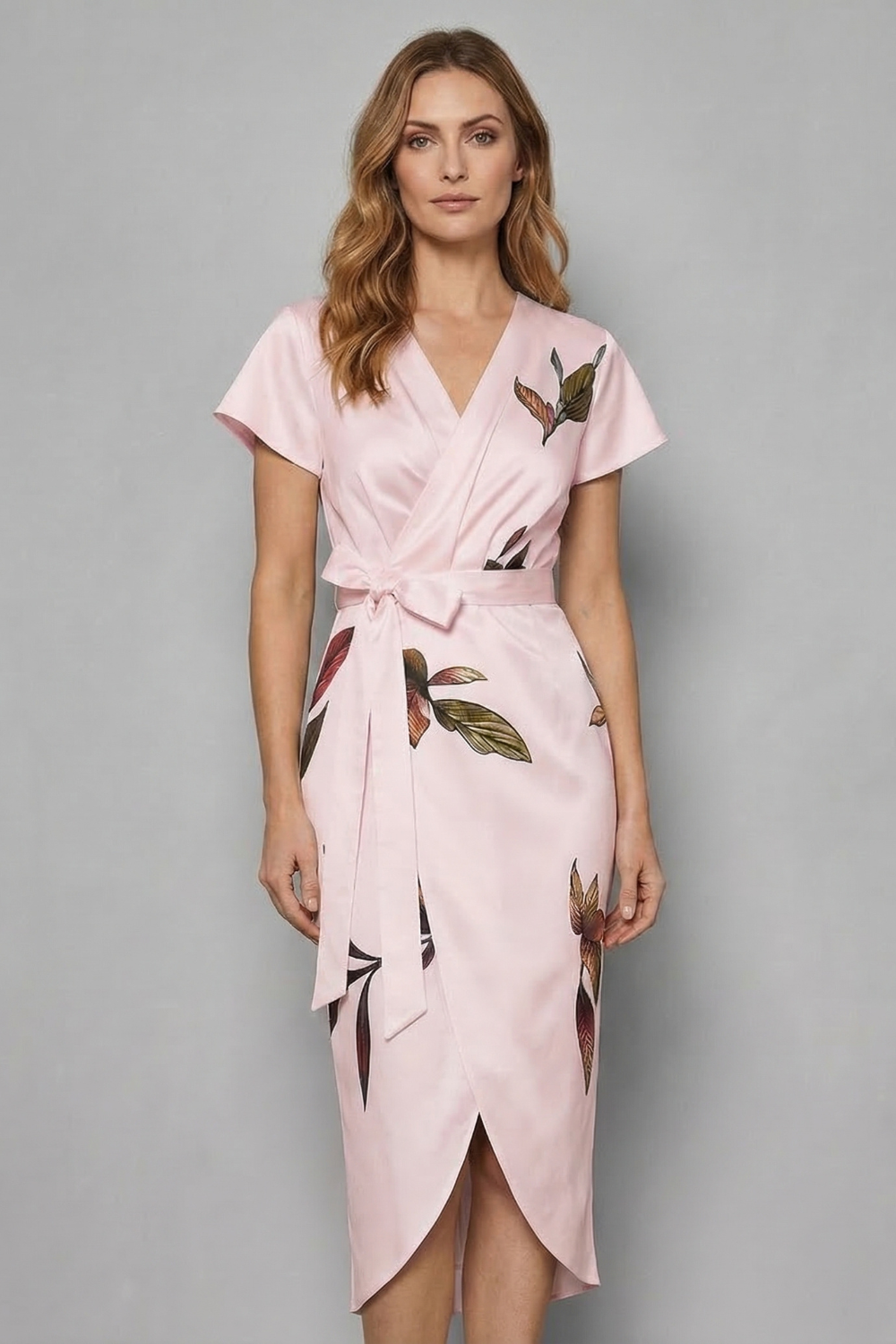 Wrap Midi Dress