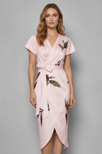 Wrap Midi Dress