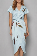 Wrap Midi Dress