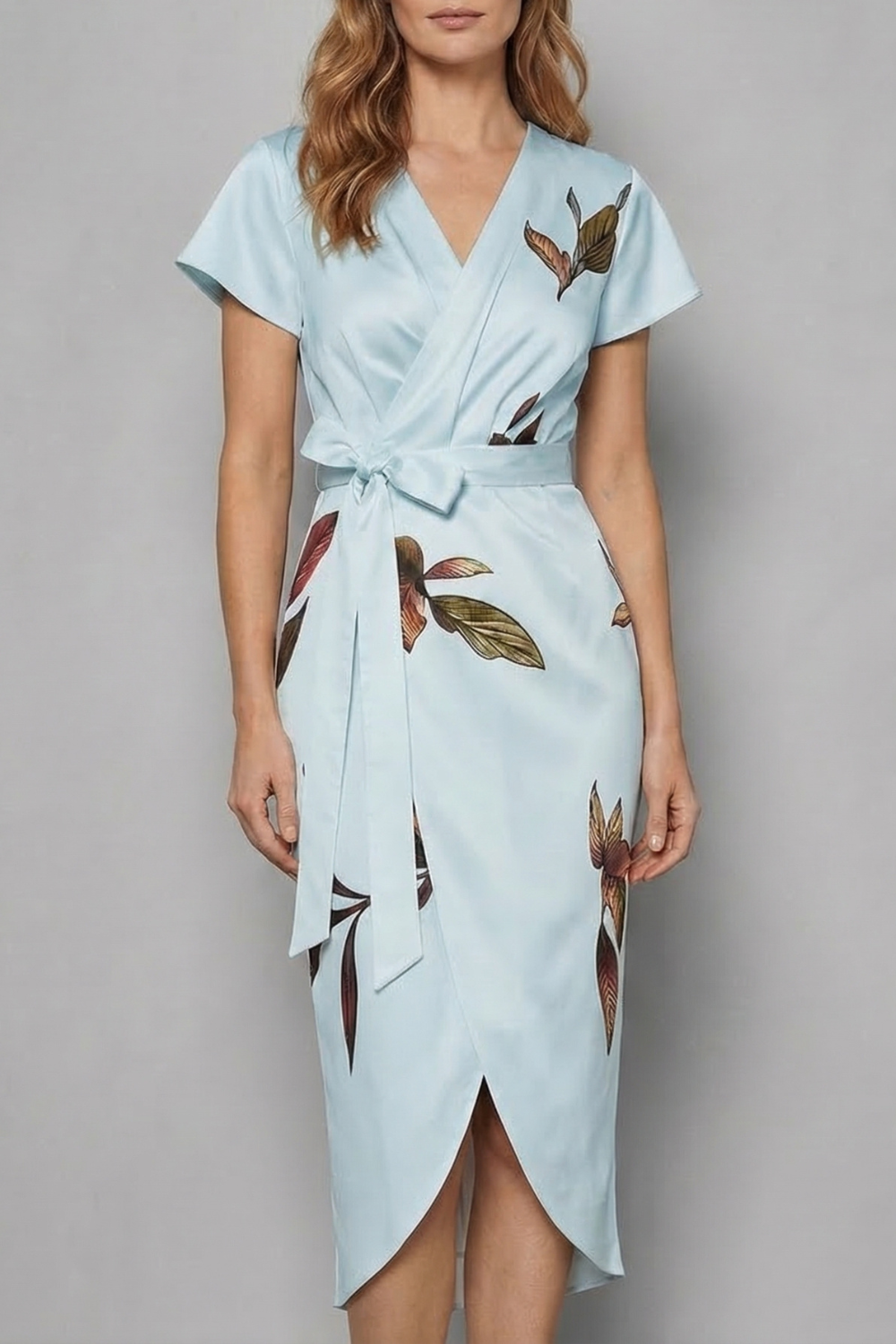 Wrap Midi Dress
