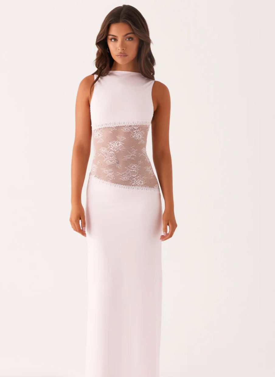 Lily Dress - Delicate Floral Midi for Effortless Chic