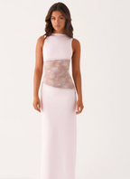 Lily Dress - Delicate Floral Midi for Effortless Chic