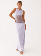 Lily Dress - Delicate Floral Midi for Effortless Chic