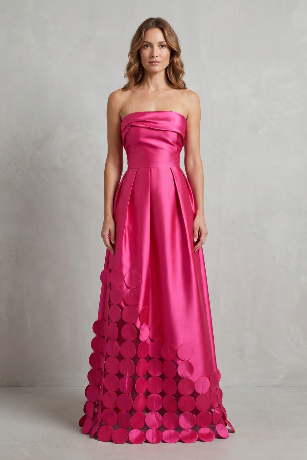 Luméa – Satin polka elegance – Maxi dress