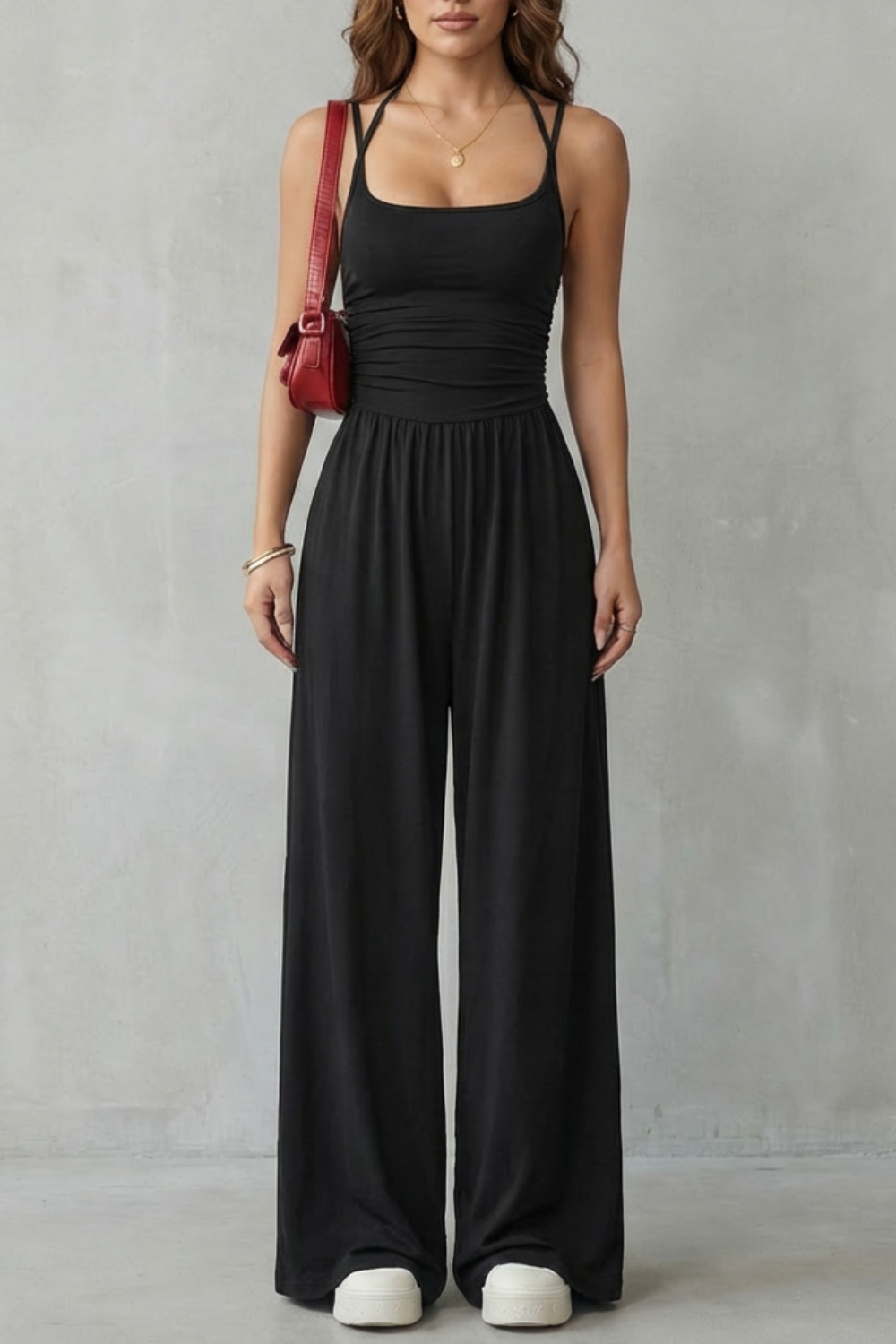 Wide-Leg Jumpsuit