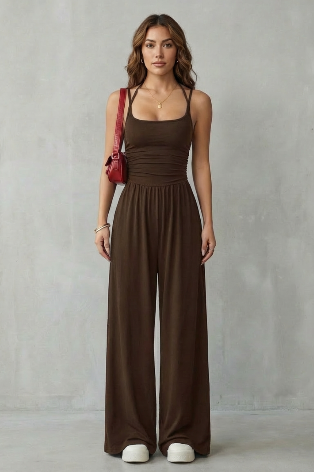 Wide-Leg Jumpsuit