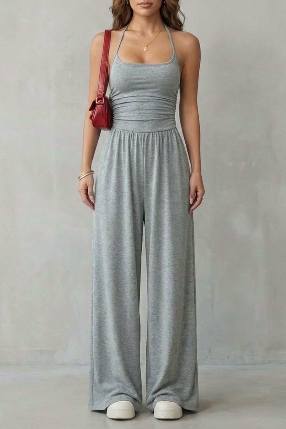 Wide-Leg Jumpsuit