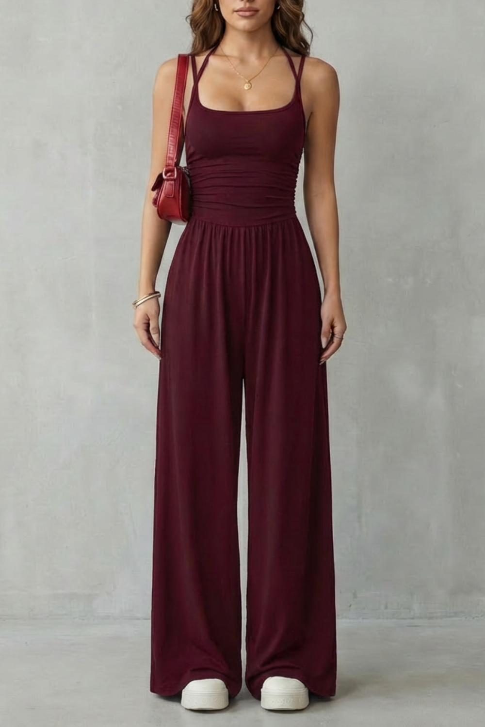 Wide-Leg Jumpsuit