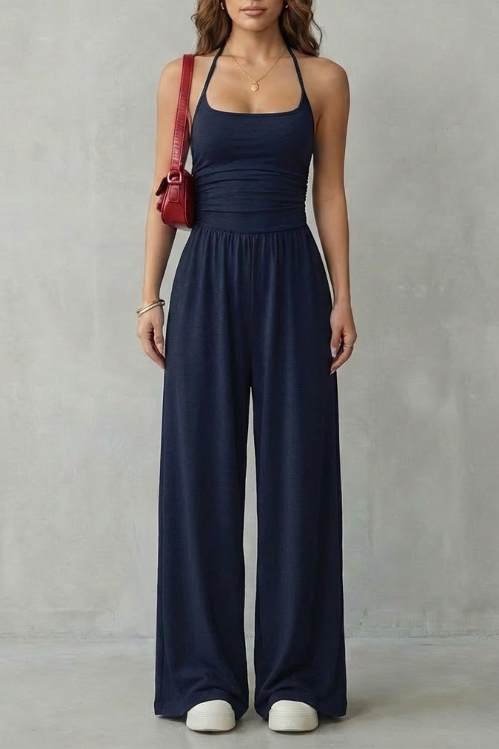 Wide-Leg Jumpsuit