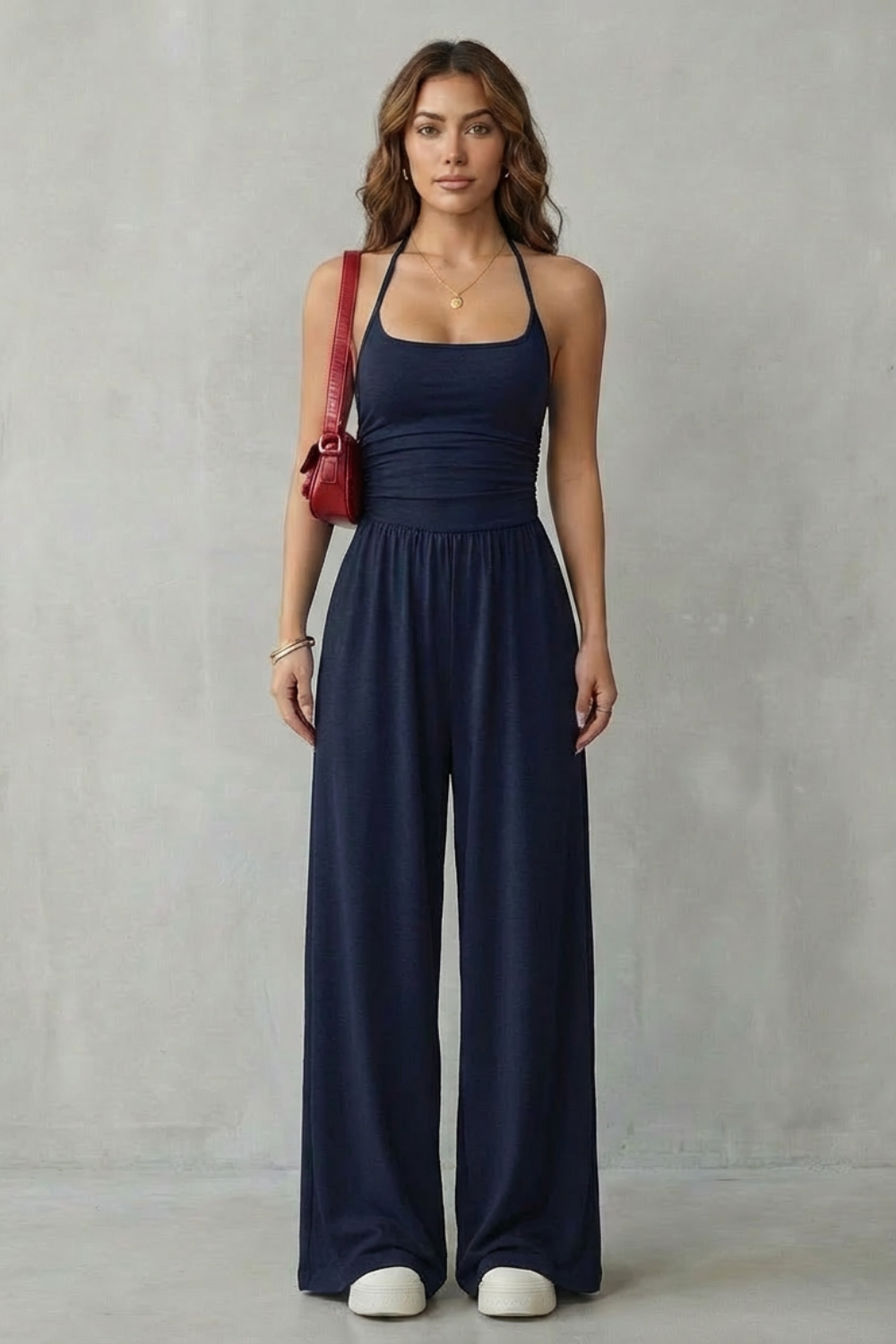 Wide-Leg Jumpsuit