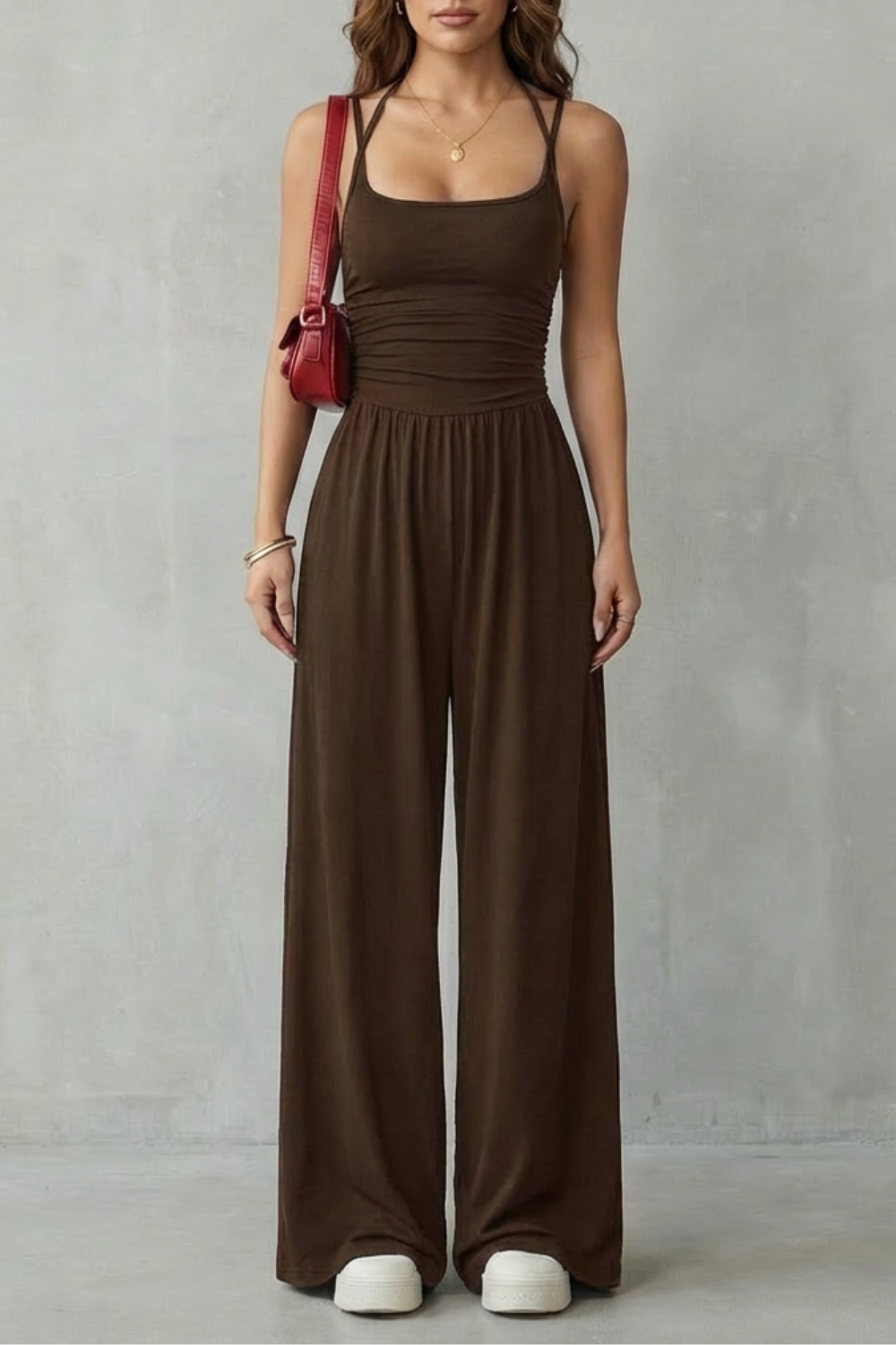 Wide-Leg Jumpsuit