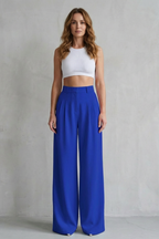 Wide-Leg Tailored Trousers