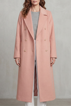 Belted Wool Blend Coat