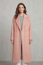 Belted Wool Blend Coat
