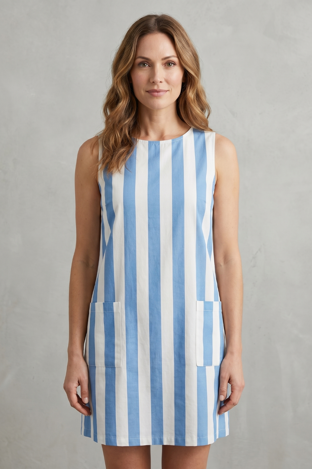 Marivelle – Monochrome striped charm – Mini dress