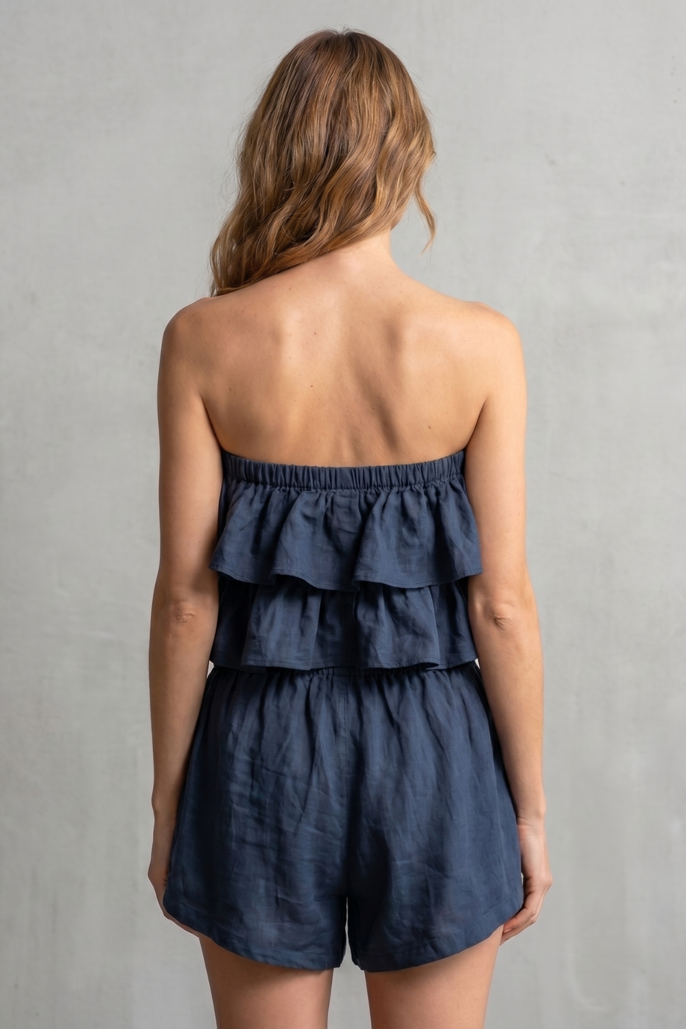 Marivelle – Ruffled seaside charm – Shorts set