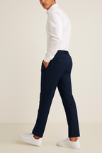 Slim Leg Trousers Tailored Fit Stretch