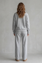 V Neck Wide-Leg Lounge Set