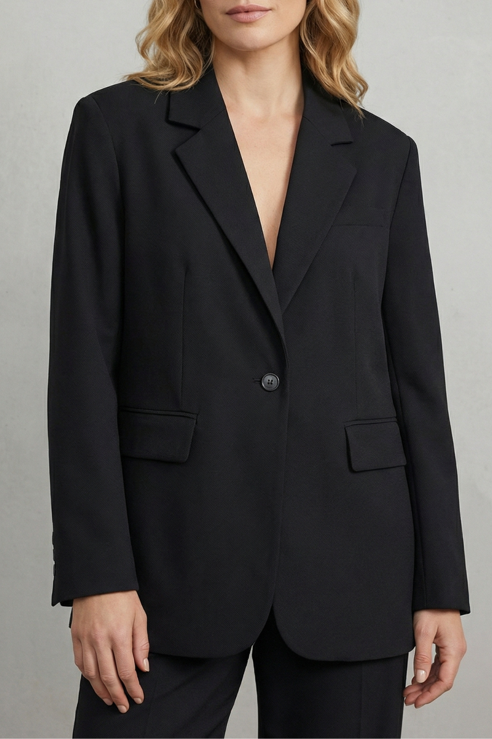 Lapel Oversized Blazer