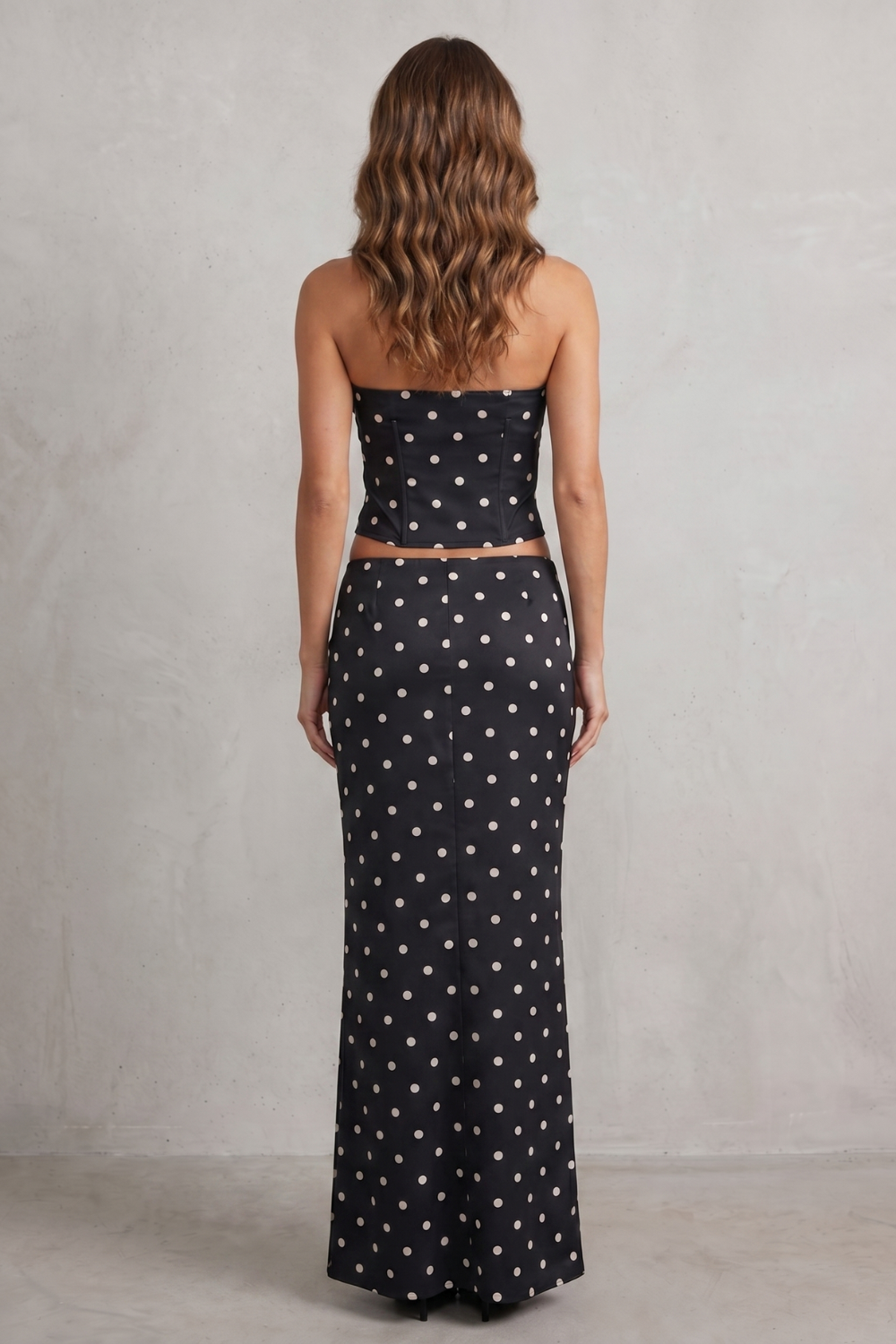 Montrielle – Chic polka dot allure – Two-piece set