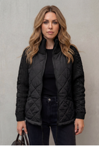 Knit Quilted Puffer Jacket